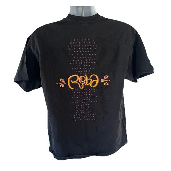 Vintage Reba McEntire 90s Concert Tour T-Shirt Hanes Single Stitch Size XL - Picture 3 of 9